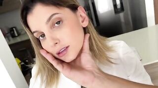 The sexy step sister in uniform gets seduced by her older stepbrother