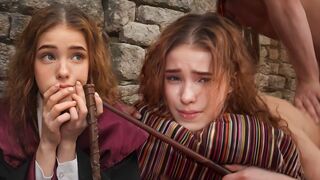Hermione Granger finds a new spell and fucks hardcore