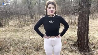 Hello forest, here comes a hot babe to fuck!