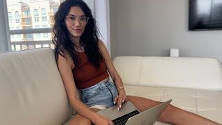 Horny step siblings tried to get naked and engage in some intimate action