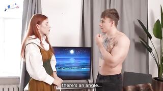 A tailor shop turns into a playground for adults in this steamy video