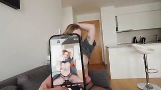Leah Meow cheats on her BF by fucking his best friend hard