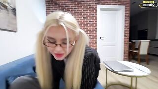 A young guy fucked a cute student girl in this hot scene