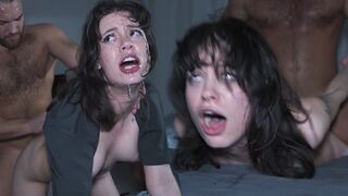 First rough sex makes her squirt like a fucking nozzle - extreme fuck