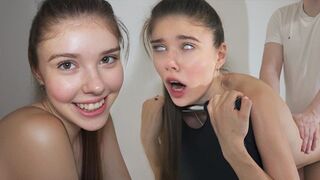 The guy drilled a hole in the ass of the sexy girl