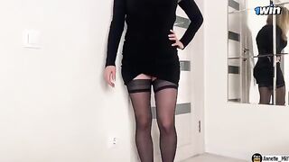 Stepmom checked my cock after our conversation, and it was a wild ride