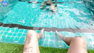My girlfriend's best friend cheated on her boyfriend with me by the pool