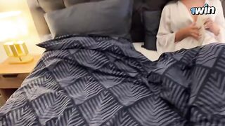 Stepson fucks his hot stepmom on a rainy night