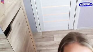 I tried on new underwear and got fucked in POV by my hot wife