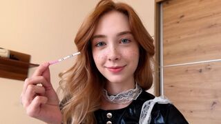 What to do if a maid is pregnant after a creampie? Fuck her harder!