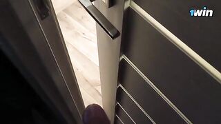 I spied on my stepsister, she saw me and sucked my cock