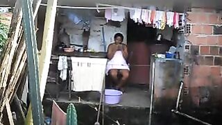 A black woman did not know about a hidden phone camera