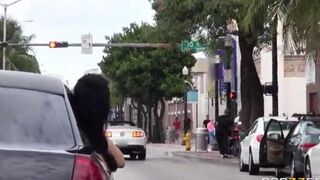 The guy with friends fucked two whores in the car