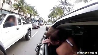 The guy with friends fucked two whores in the car
