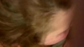I stuck my dick in the mouth of a blonde on the eggs