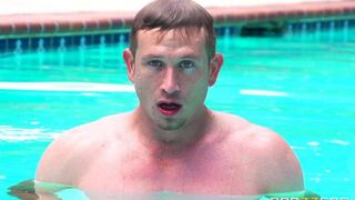 I wanted to get tan and ended up fucking by the pool