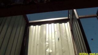 A woman was recorded in a beach cabin without her knowledge