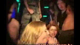 Slut girls are resting after a hard party in the club