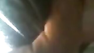 The guy pressed the ass of the chick on the bus hard