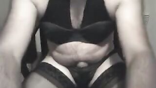 While jerking off, the second hand penetrates the ass - a unique technique
