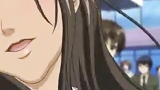 Nymphos fuck hard and spank each other’s asses with pleasure
