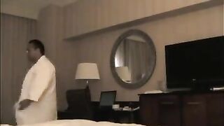 A guy brought a prostitute to the hotel and started to undress her