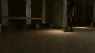 Someone has sex with someone in the dark room