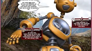 Comic book with hot sex between robots, just what I like!
