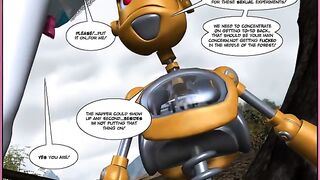 Comic book with hot sex between robots, just what I like!