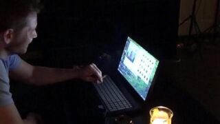 A wife got so horny after watching porn and attacked her husband