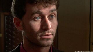 A man tied the girl with ropes and had his way with her, an intense BDSM encounter