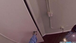 A guy fucked a depraved whore in sexy stockings
