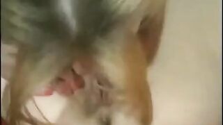 The cute girls started to lick each other's sweet pussies and fucked with each other in a passionate foursome