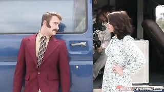 TV presenter got fucked by a guy she reported to