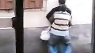 I wanted to have sex right in the street, so they did not go inside