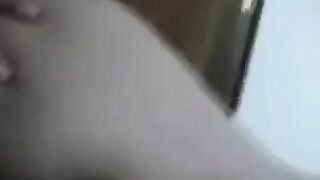A negro man fucked her ass and made a video of it, all homemade