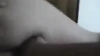 A negro man fucked her ass and made a video of it, all homemade