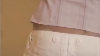 An extremely large man had sex with an Asian girl in the mouth
