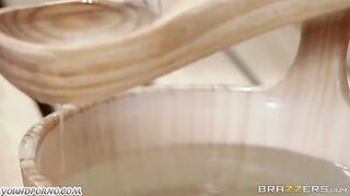 A mature woman was offered sex in the sauna by a guy