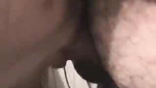 A small cock got smashed and covered with a cum flood