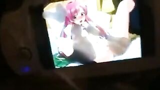 Hentai was fond of hentai and masturbating on them