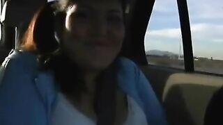 A fat woman with big boobs is willing to do anything for a dick