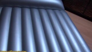 There were traces of his sperm in her soul, brunette shower scene