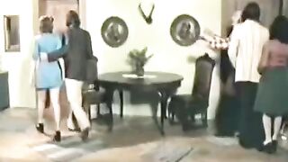 Nice pussy fuck with retro and charming brunette