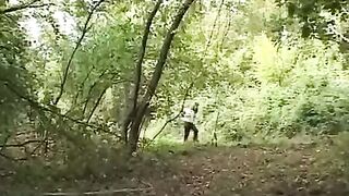 A girl was captured by a maniac in the forest and engaged in sexual activity