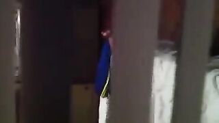 He shoots his neighbor's sex with a hidden camera