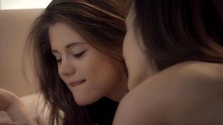 The girls are licking each other’s pussies, bringing intense pleasure to each other