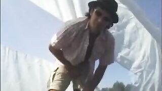 Outdoor sex adventure with a hot teen 18+