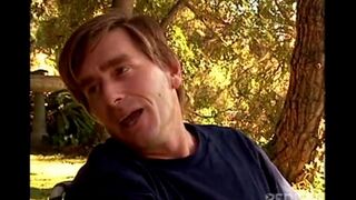 A young and beautiful girl is fucking outdoors