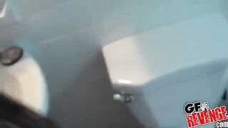 A man experienced real home suction directly in the toilet bowl